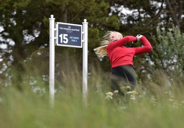 Johanna Lea Ludviksdottir during Day Three of the R&A Womens Amateur Championship at Kilmarnock Golf Club on June 9, 2021 in Kilmarnock, Scotland.