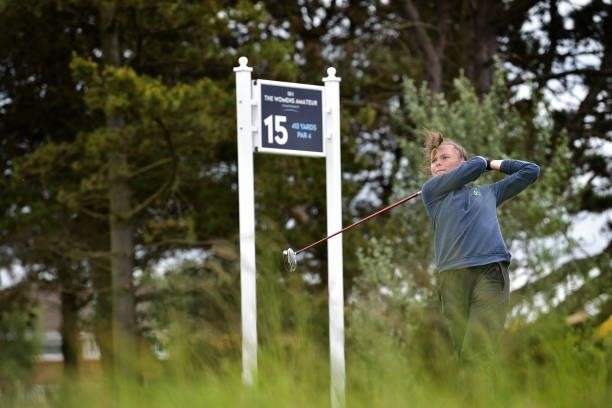 Beth Coulter during Day Three of the R&A Womens Amateur Championship at Kilmarnock Golf Club on June 9, 2021 in Kilmarnock, Scotland.