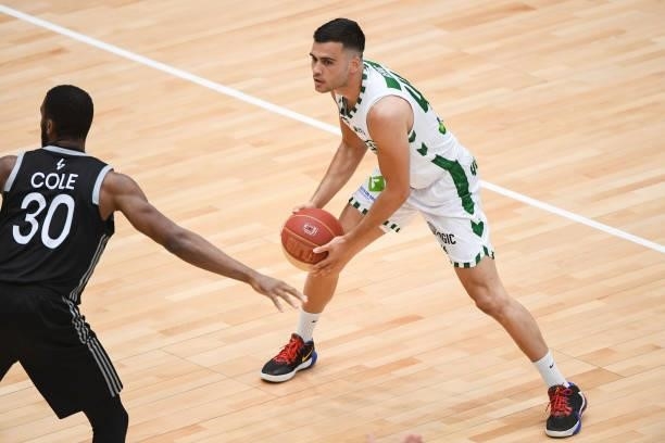 Nikola REBIC of Nanterre 92 during the Jeep Elite match between Nanterre 92 and ASVEL at Palais des Sports Maurice Thorez on June 9, 2021 in...