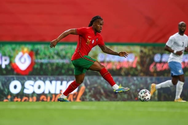 Renato Sanches of Portugal and LOSC Lille during the international friendly match between Portugal and Israel at Estadio Jose Alvalade on June 9,...