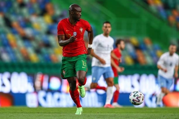Danilo Pereira of Portugal and Paris Saint-Germain during the international friendly match between Portugal and Israel at Estadio Jose Alvalade on...