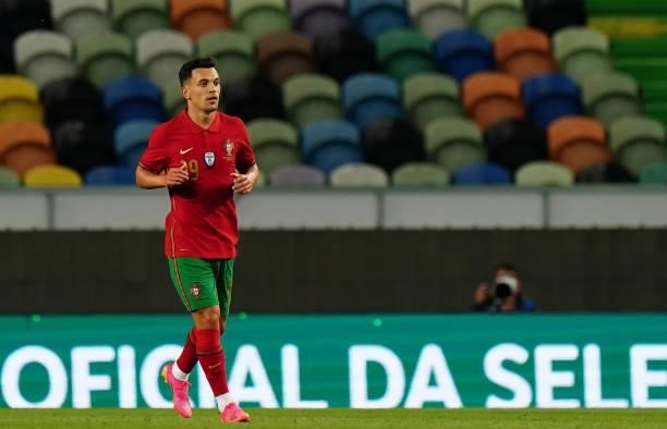 Pedro Goncalves of Portugal and Sporting CP during the International Friendly match between Portugal and Israel at Estadio Jose Alvalade on June 9,...