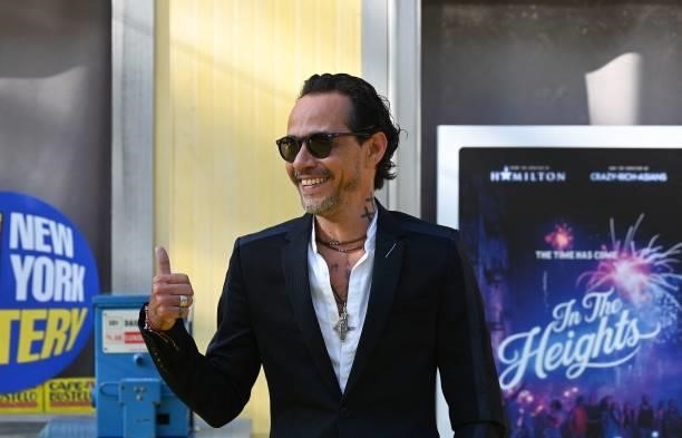Mexican singer-songwriter Marc Anthony attends the opening night premiere of "In The Heights