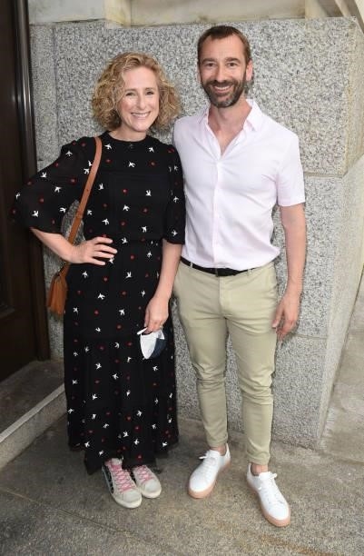 Nicola Stephenson and Charlie Condou attend the gala night performance of "The Money