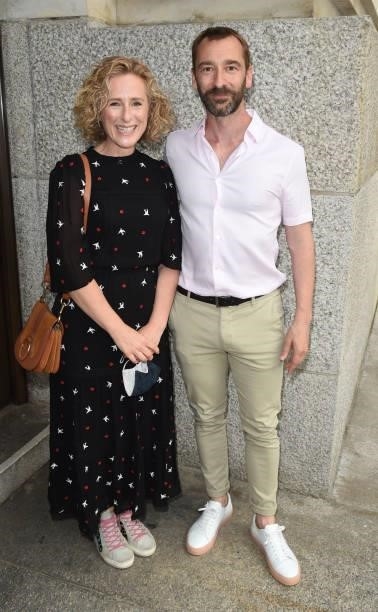 Nicola Stephenson and Charlie Condou attend the gala night performance of "The Money
