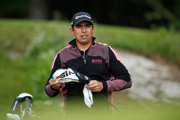 Gavin Green of Malaysia looks down the 13th hole during the second round of The Scandinavian Mixed Hosted by Henrik and Annika at Vallda Golf &...