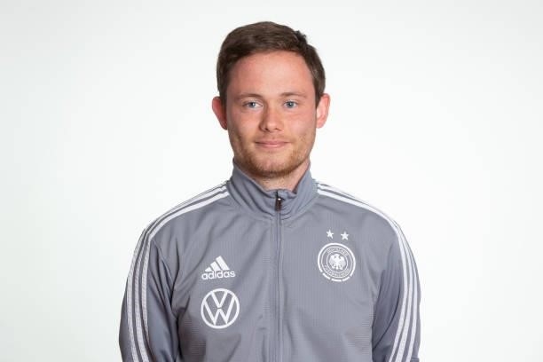 Mark Van Raay poses during the photo session of DFB U15-Junior Girls at Sportschule Bitburg on June 11, 2021 in Bitburg, Germany.