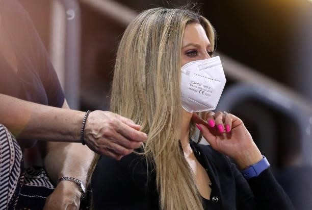 The wife of Pau Gasol, Catherine McDonnell, during the match between FC Barcelona and Lenovo Tenerife, corresponding to the 3rd match of semifinal...