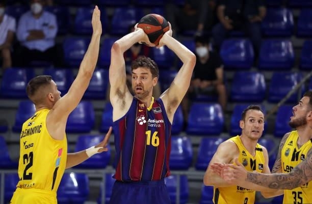 Pau Gasol during the match between FC Barcelona and Lenovo Tenerife, corresponding to the 3rd match of semifinal the play off of the Liga Endesa,...