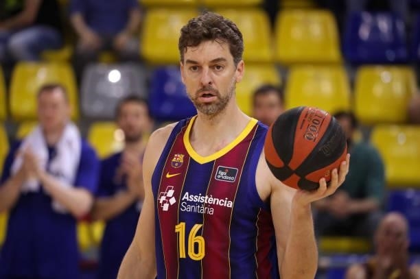 Pau Gasol during the match between FC Barcelona and Lenovo Tenerife, corresponding to the 3rd match of semifinal the play off of the Liga Endesa,...