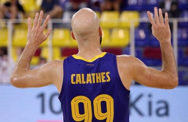 Nick Calathes during the match between FC Barcelona and Lenovo Tenerife, corresponding to the 3rd match of semifinal the play off of the Liga Endesa,...