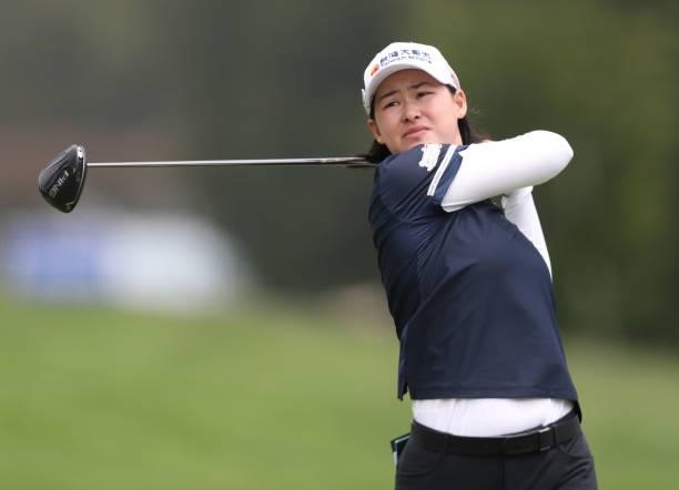 Min Lee of Chinese Taipei hits a shot on the 2nd hole during the round three of the LPGA Mediheal Championship at Lake Merced Golf Club on June 12,...