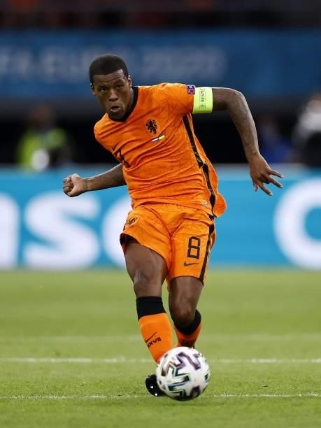 Georginio Wijnaldum of Holland during the UEFA EURO 2020 Group C match between the Netherlands and Ukraine at the Johan Cruijff ArenA on June 13,...