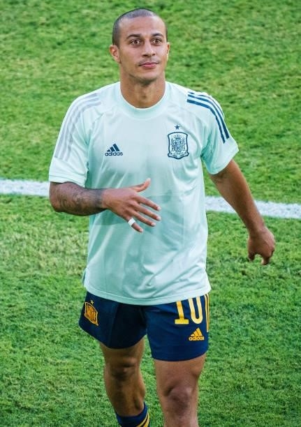 Thiago Alcantara during the match between Spain and Sweden, corresponding to the Euro 2020, Group E, played at the La Cartuja Stadium, on 14th june...