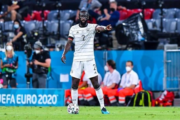 Antonio RUDIGER of Germany during the UEFA European Championship football match between France and Allemagne at Allianz Arena on June 15, 2021 in...