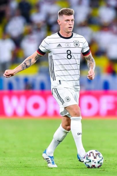 Toni KROOS of Germany during the UEFA European Championship football match between France and Allemagne at Allianz Arena on June 15, 2021 in Munich,...