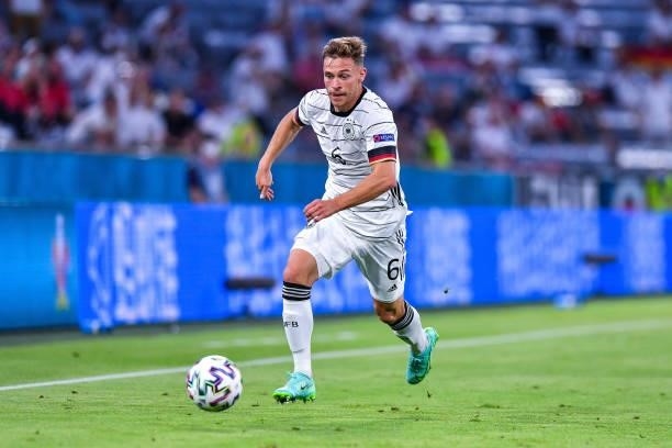 Joshua KIMMICH of Germany during the UEFA European Championship football match between France and Allemagne at Allianz Arena on June 15, 2021 in...