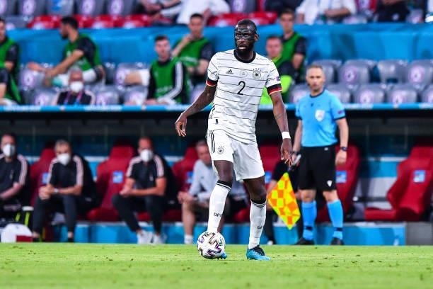 Antonio RUDIGER of Germany during the UEFA European Championship football match between France and Allemagne at Allianz Arena on June 15, 2021 in...