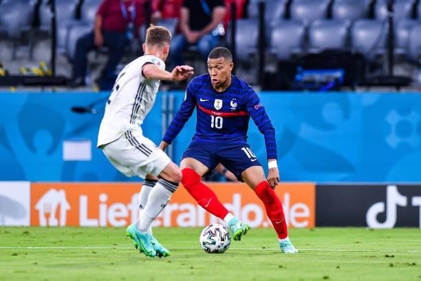Kylian MBAPPE of France during the UEFA European Championship football match between France and Allemagne at Allianz Arena on June 15, 2021 in...