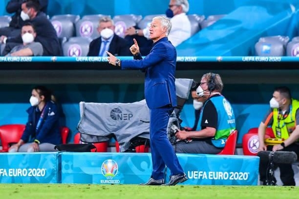 Didier DESCHAMPS head coach of France during the UEFA European Championship football match between France and Allemagne at Allianz Arena on June 15,...
