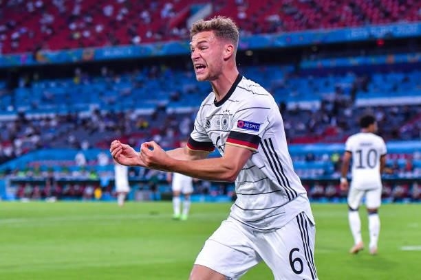 Joshua KIMMICH of Germany reacts dejected during the UEFA European Championship football match between France and Allemagne at Allianz Arena on June...