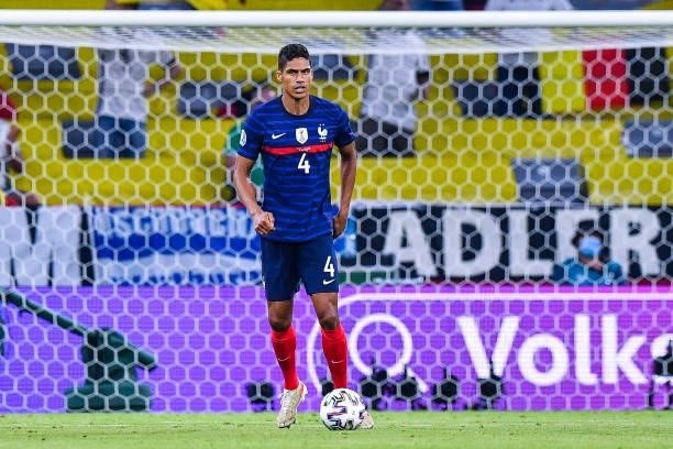 Raphael VARANE of France during the UEFA European Championship football match between France and Allemagne at Allianz Arena on June 15, 2021 in...