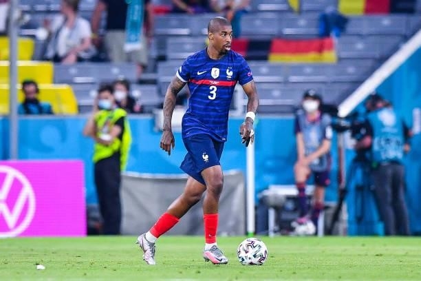 Presnel KIMPEMBE of France during the UEFA European Championship football match between France and Allemagne at Allianz Arena on June 15, 2021 in...