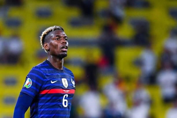 Paul POGBA of France during the UEFA European Championship football match between France and Allemagne at Allianz Arena on June 15, 2021 in Munich,...