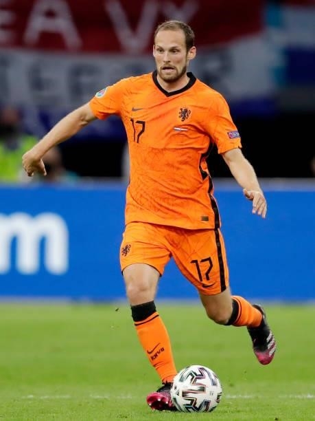 Daley Blind of Holland during the EURO match between Holland v Austria at the Johan Cruijff Arena on June 17, 2021 in Amsterdam Netherlands