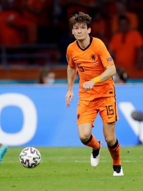 Marten de Roon of Holland during the EURO match between Holland v Austria at the Johan Cruijff Arena on June 17, 2021 in Amsterdam Netherlands
