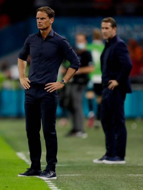 Coach Frank de Boer of Holland during the EURO match between Holland v Austria at the Johan Cruijff Arena on June 17, 2021 in Amsterdam Netherlands