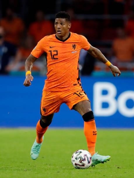 Patrick van Aanholt of Holland during the EURO match between Holland v Austria at the Johan Cruijff Arena on June 17, 2021 in Amsterdam Netherlands