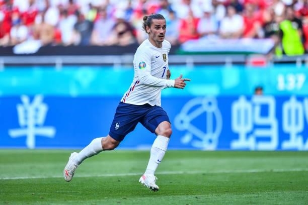 Antoine GRIEZMANN of France during the UEFA European Championship football match between Hungary and France at Ferenc Puskas on June 19, 2021 in...