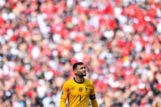 Hugo LLORIS of France during the UEFA European Championship football match between Hungary and France at Ferenc Puskas on June 19, 2021 in Budapest,...