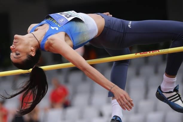 Daniela Stanciu of Romania competes in the Women's High Jump Final on Day 2 at the European Athletics Team Championships First League on June 20,...