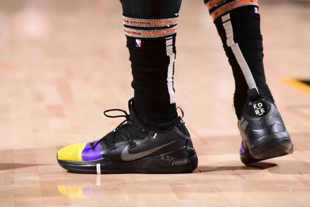 The sneakers worn by Jae Crowder of the Phoenix Suns during the game against the LA Clippers during Game 1 of the Western Conference Finals of the...