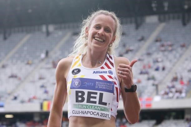Imke Vervaet of Belgium in the Women's 200m Final A on Day 2 at the European Athletics Team Championships First League on June 20, 2021 in...