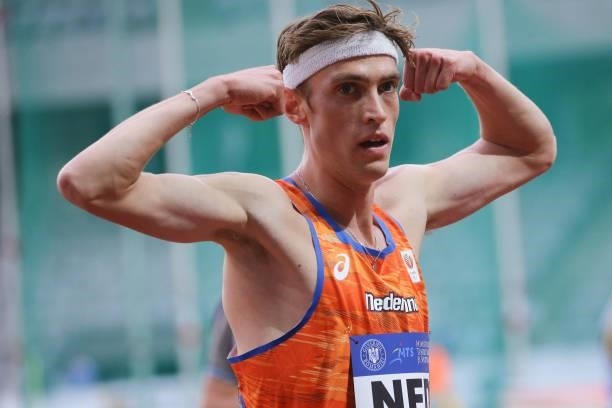 Mike Foppen of Netherlands competes in the Men's 3000m Final on Day 2 at the European Athletics Team Championships First League on June 20, 2021 in...