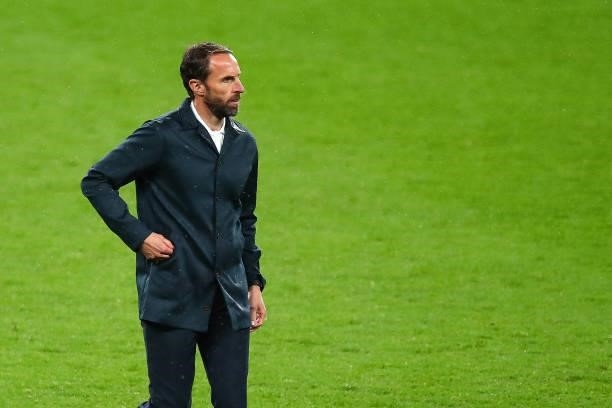 Gareth Southgate the head coach / manager of England during the UEFA Euro 2020 Championship Group D match between England and Scotland at Wembley...