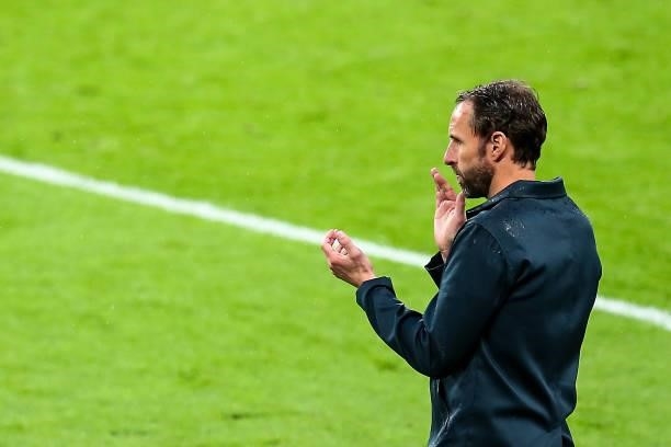 Gareth Southgate the head coach / manager of England during the UEFA Euro 2020 Championship Group D match between England and Scotland at Wembley...