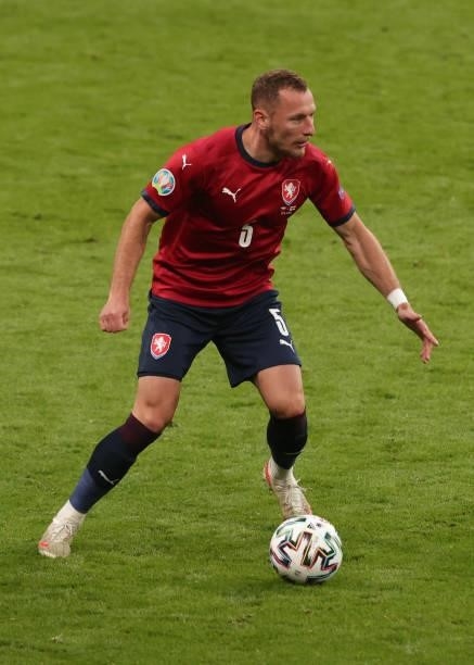 Vladimir Coufal of Czech Republic during the UEFA Euro 2020 Championship Group D match between Czech Republic and England at Wembley Stadium on June...