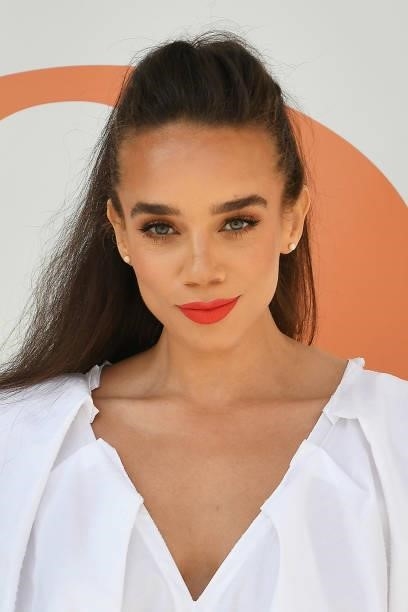 Hannah John-Kamen attends a private view of "Alice: Curiouser and Curiouser