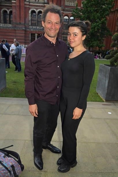 Dominic West and Martha West attend a private view of "Alice: Curiouser and Curiouser