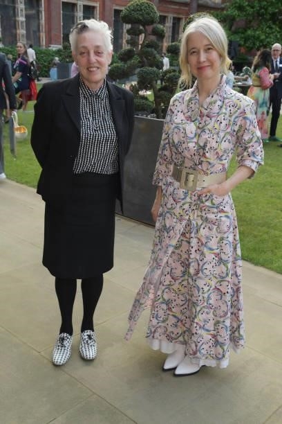 Ruth Mackenzie and Justine Simons, Deputy Mayor for Culture and the Creative Industries attend a private view of "Alice: Curiouser and Curiouser