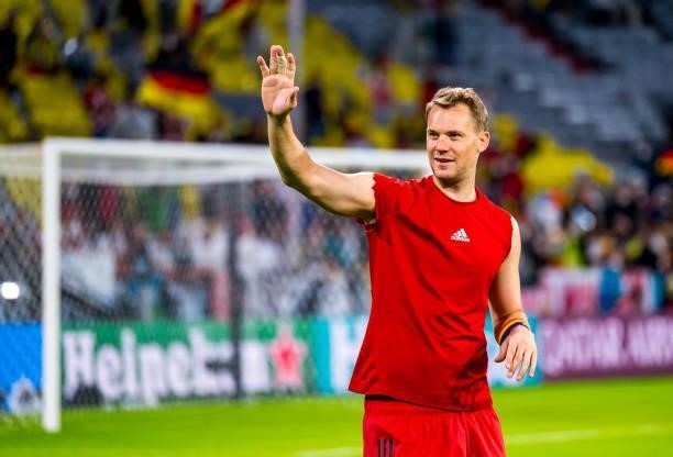 Manuel Neuer of Germany is seen after the UEFA Euro 2020 Championship Group F match between Hungary and Germany at Football Arena Munich on June 23,...