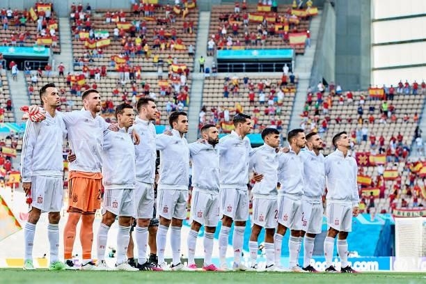 Euro 2020 Championship Group E match between Slovakia and Spain at Estadio La Cartuja on June 23, 2021 in Seville, Spain.