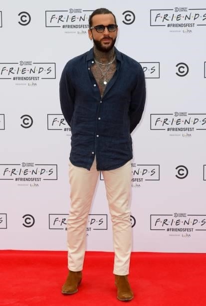 Pete Wicks attends the launch of Comedy Central's FriendsFest in Clapham Common on June 24, 2021 in London, England.
