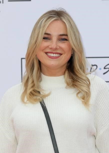 Sian Welby attends the launch of Comedy Central's FriendsFest in Clapham Common on June 24, 2021 in London, England.