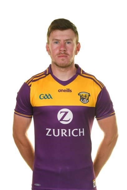 Wexford , Ireland - 24 June 2021; Tom Byrne during a Wexford football squad portrait session at the Wexford GAA Centre of Excellence in Ferns,...