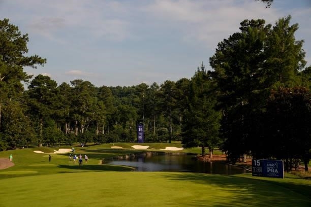The 15th hole during the second round for the 2021 KPMG Women's Championship at the Atlanta Athletic Club on June 25, 2021 in Johns Creek, Georgia.